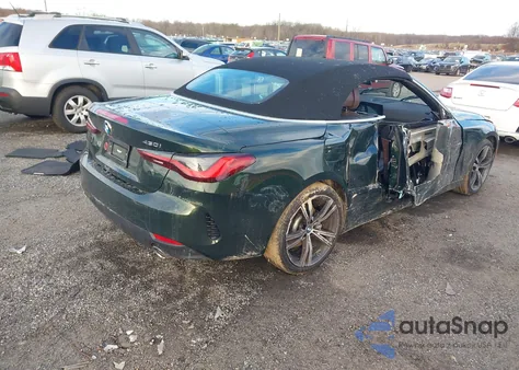 2023 BMW 430I xDrive z USA, uszkodzony, nr VIN WBA43AT06PCL26031